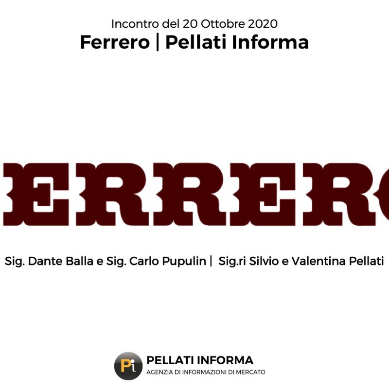 Incontro del 20 Ottobre 2020 Ferrero | Pellati Informa